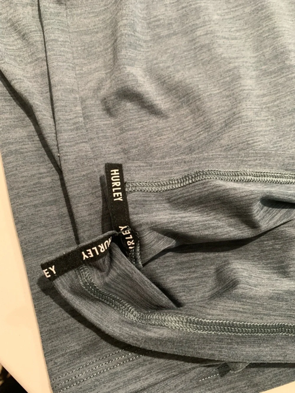 Set/2 Hurley Men’s Polo Shirts, Charcoal, Sky Blue, Ultra Soft Performance Polo - Picture 5 of 7